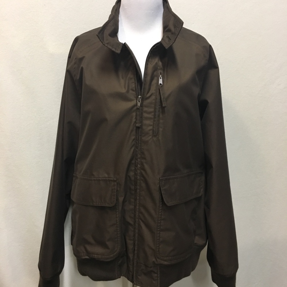 Men’s Lands Ends bomber jacket, VGUC